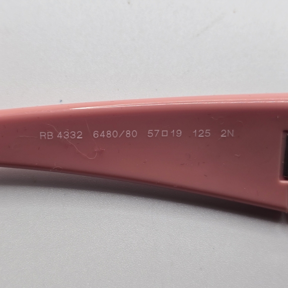 Ray-Ban Pink Frame with Blue Lenses Sunglasses main image 5
